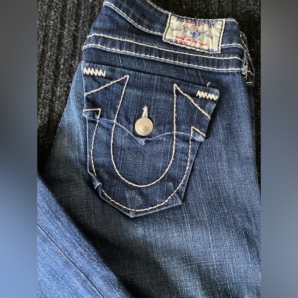 True Religion Designer jeans BECKY Big T -size 26